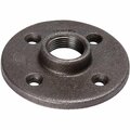 Southland 1-1/4 In. x 4-1/8 In. Black Iron Floor Flange 521-606BG